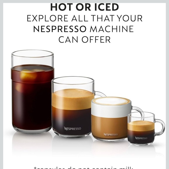 Nespresso Capsules Vertuo, Double Espresso Chiaro, Medium Roast 30 Count - Picture 7 of 8